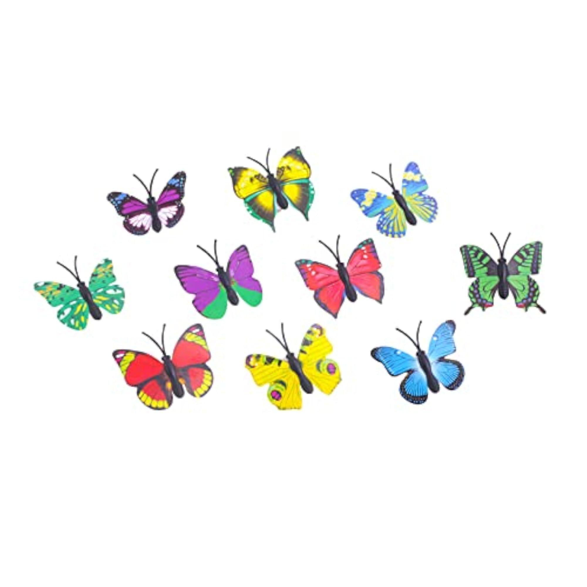 Butterfly Shoe Charms 8-Pack Sneakers Decoration Accessories